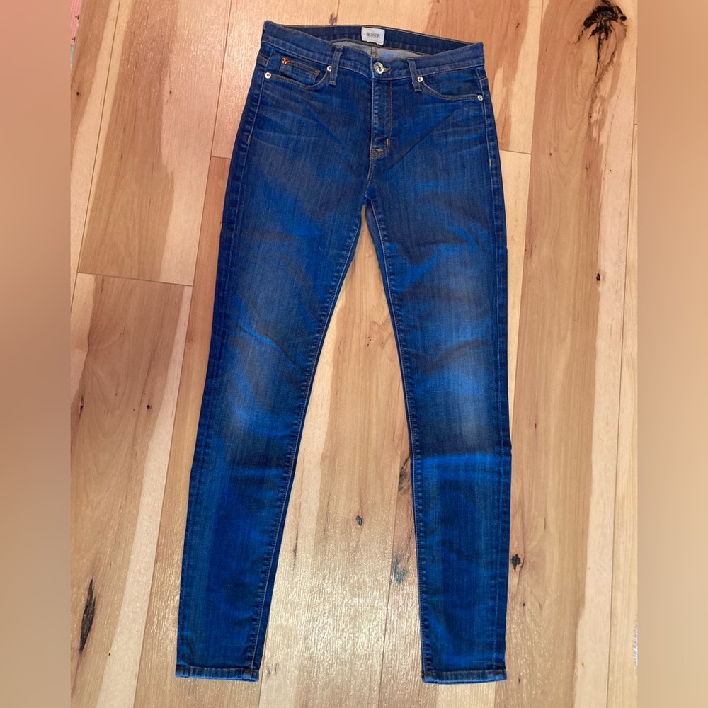 Hudson Nico Midrise Super Skinny Womens Jean